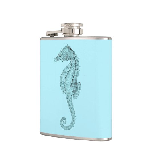 Azure Seahorse フラスク (左)