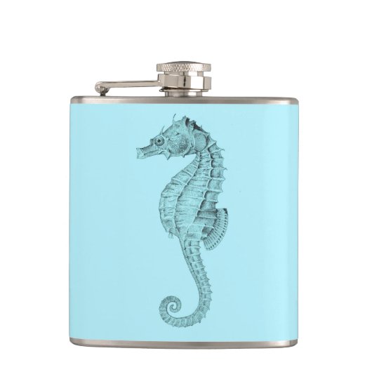 Azure Seahorse フラスク (正面)