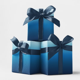 Azure Skyから海ブルーグラデーション ラッピングペーパー