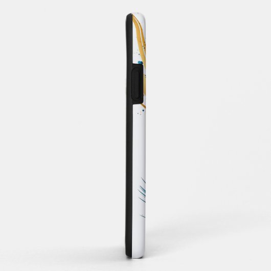 Azure Splash – 動的抽象デザイン電話ケース Case-Mate iPhoneケース (裏面/右)