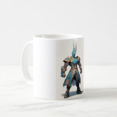 Azure Steelのガーディアン コーヒーマグカップ (正面左)