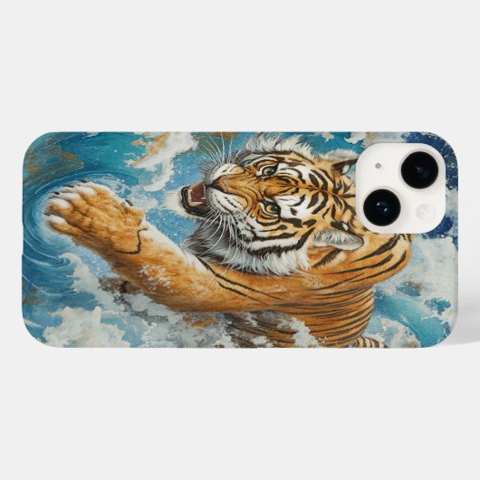 🐅 Azure Stride iPhone Case Case-Mate iPhoneケース (裏面 (横))