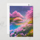 Azure SwampのEthereal美しい ポストカード (正面/裏面)