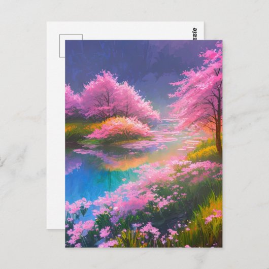 Azure SwampのEthereal美しい ポストカード (正面/裏面)