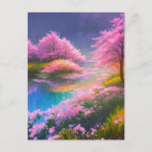 Azure SwampのEthereal美しい ポストカード (正面)