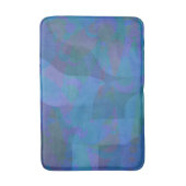 Azure Tides – 海洋抽象芸術ジオメトリ バスマット (正面縦)