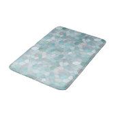 Azure Verdigris Mosaic バスマット (アングル)