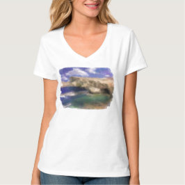 Azure Window In Gozo Island Water Color Tシャツ
