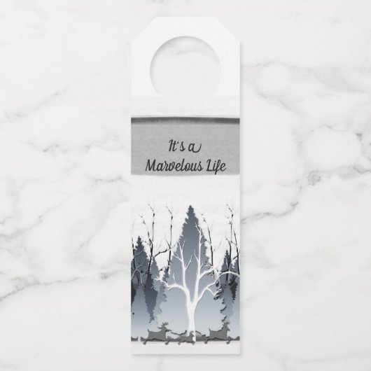 Azure Winter Marvels ボトルネックタグ (正面)