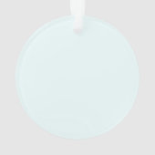 Azure (X11/くもの巣色) (無地の色) オーナメント (裏面)