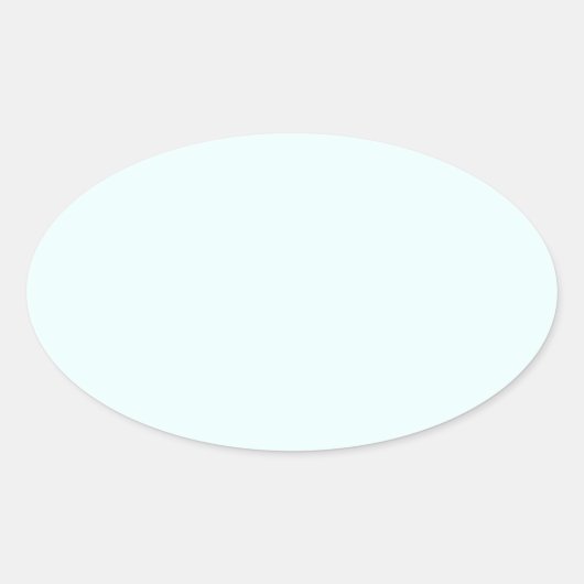 Azure (X11/くもの巣色) (無地の色) 楕円形シール (正面)