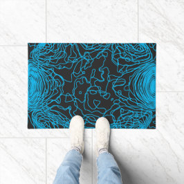 Azure Yarn Door Mat ドアマット