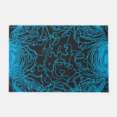 Azure Yarn Door Mat ドアマット (正面)
