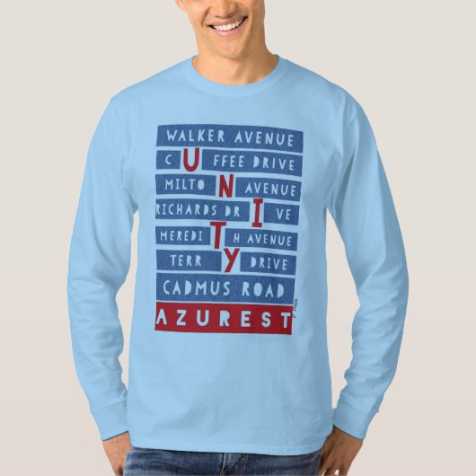 AZUSTEST UNITYのCommUNITY長袖 Tシャツ (正面)