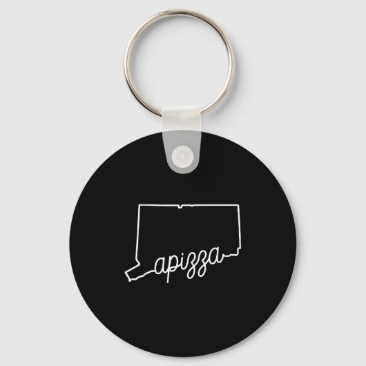 Azza New Haven Zza Award Winning Tomato E Connecti キーホルダー (正面)