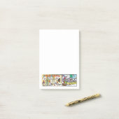 BおよびBookMarkSallyは"日付消えていました… " ポストイット (デスク上)