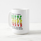 'B'から'Z'マグまでの計画 コーヒーマグカップ (正面左)