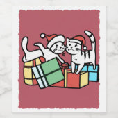 Bで自由な精神と野生のハートを受け入れる ワインラベル (シングルラベル)