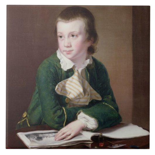 BとしてRevdウィリアムRastallのT33403ポートレート タイル (正面)