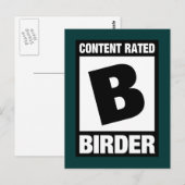 Bと評価されたコンテンツ:バーダー ポストカード (正面/裏面)