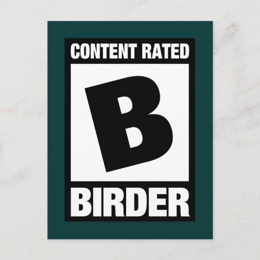 Bと評価されたコンテンツ:バーダー ポストカード (正面)