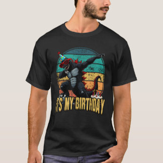 Bにとって私の誕生日怪獣怪獣の恋人 Tシャツ