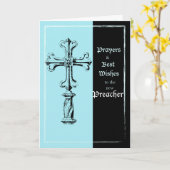 Bに対する新しい説教者の調整おめでとうクロス カード (黄色い花)