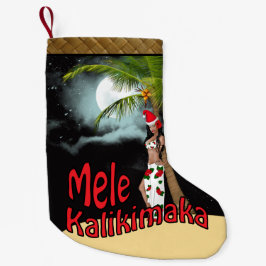 bに貯蔵するWahine Pin Mele Kalikimakaのクリスマス スモールクリスマスストッキング