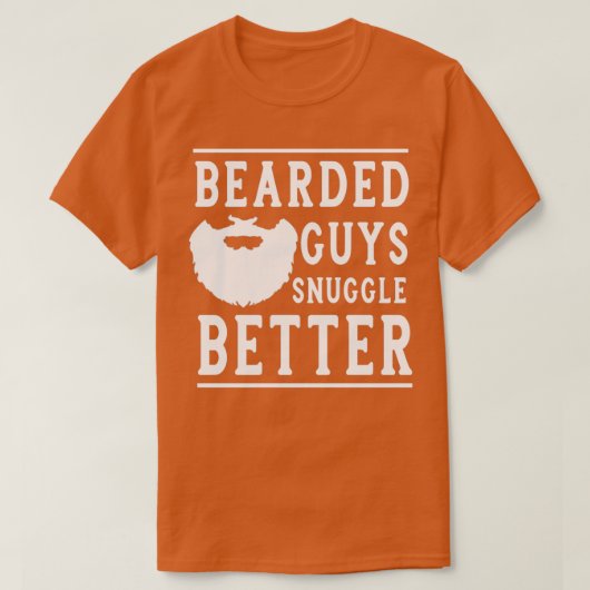 Bのためのより良いひげおもしろいギフトを嗅ぎ回る髭のある男 Tシャツ (デザイン正面)