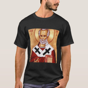 Bのニコラスとも呼ばれるミラの聖ニコラス Tシャツ