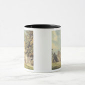 Bの外のボーリング・グリーンのボールのゲーム マグカップ (中央)