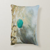 Bの最高峰の帆に描かれた油絵 アクセントクッション (裏面(縦))