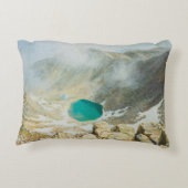 Bの最高峰の帆に描かれた油絵 アクセントクッション (裏面)