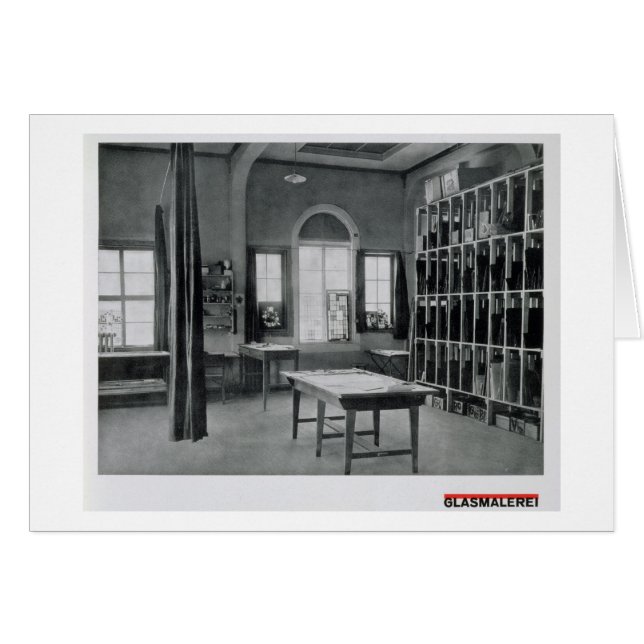 Bの研修会からのガラス絵画のスタジオ、 (正面横)