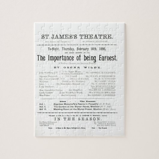 Bの重要性の性能のためのプログラム ジグソーパズル (縦)