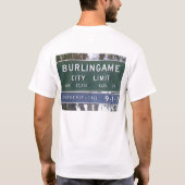 BのT Tシャツ (裏面)