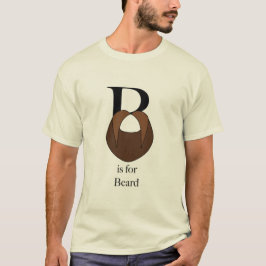 BはひげのTシャツのためです Tシャツ