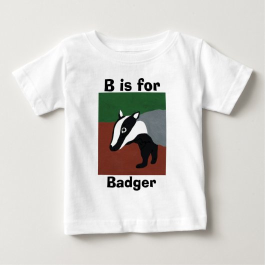 Bはアナグマのためだ ベビーTシャツ (正面)