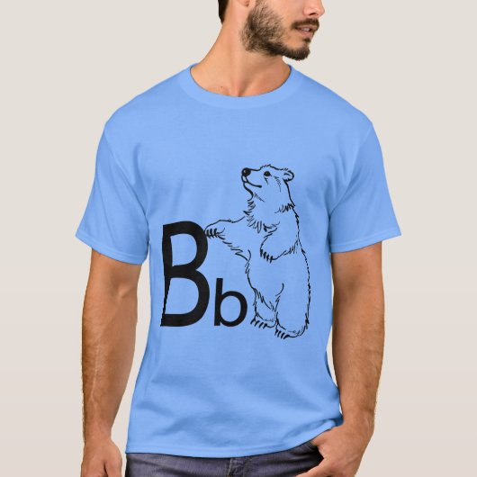 Bはクマです Tシャツ (正面)