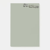 Bはグレイとホワイトを徹底的に指導した ポストイット (正面)