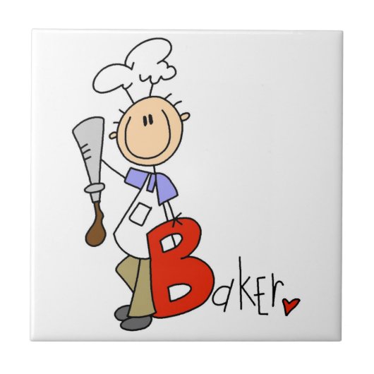 Bはパン屋のB タイル (正面)