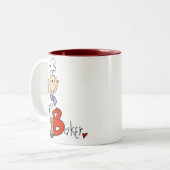 Bはパン屋のB ツートーンマグカップ (正面左)