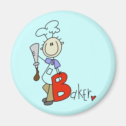 Bはパン屋のB マグネット (正面)