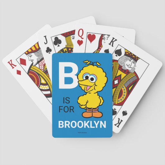 Bはビッグバード向け |名前の追加 トランプ (裏面)