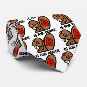 Bはビーバーのためです ネクタイ (ロール)