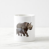 BはブラックRhino用 コーヒーマグカップ (中央)