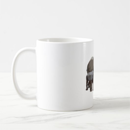 BはブラックRhino用 コーヒーマグカップ (左)