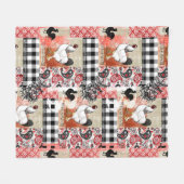 Bはブラーマ·バックヤード·チキンのため フリースブランケット (正面(横))