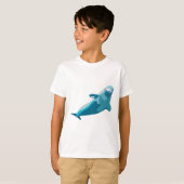 Bはベルーガ・クジラだ Tシャツ (正面フル)