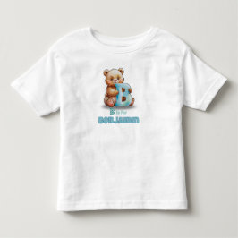 Bはベンジャミンのイニシャル - オーダーメイド子供Tシャツ トドラーTシャツ